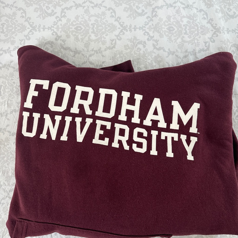 Fordham University reworked sweatshirt from LF Stores